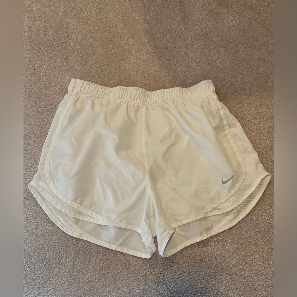 Nike Women's White Athletic Shorts